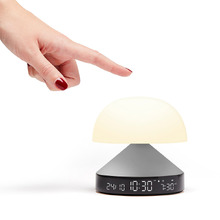 Lexon Mina Alarm Clock with LED Touch Lamp